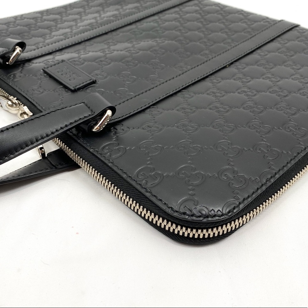 GUCCI Guccissima GG Leather Black Laptop Case - Picture 7 of 16